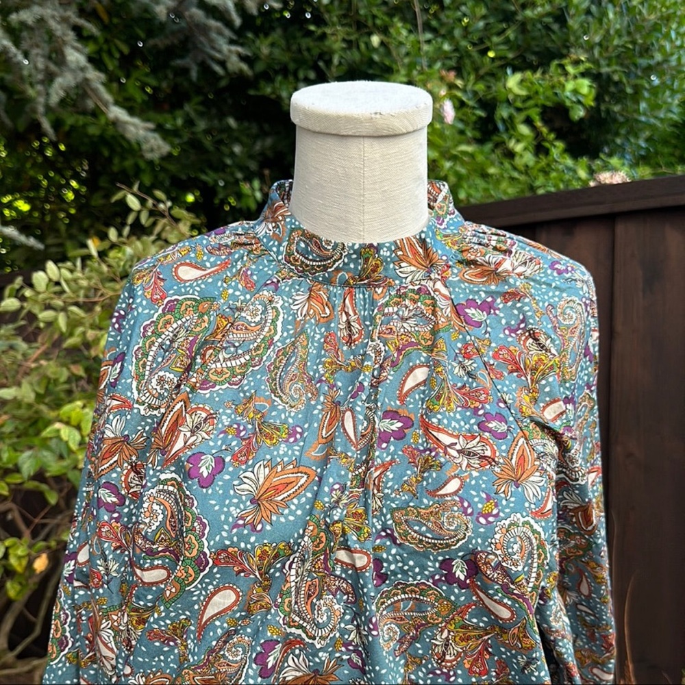 Carolina K Irina Dress - paisley blue - Picture 9 of 11
